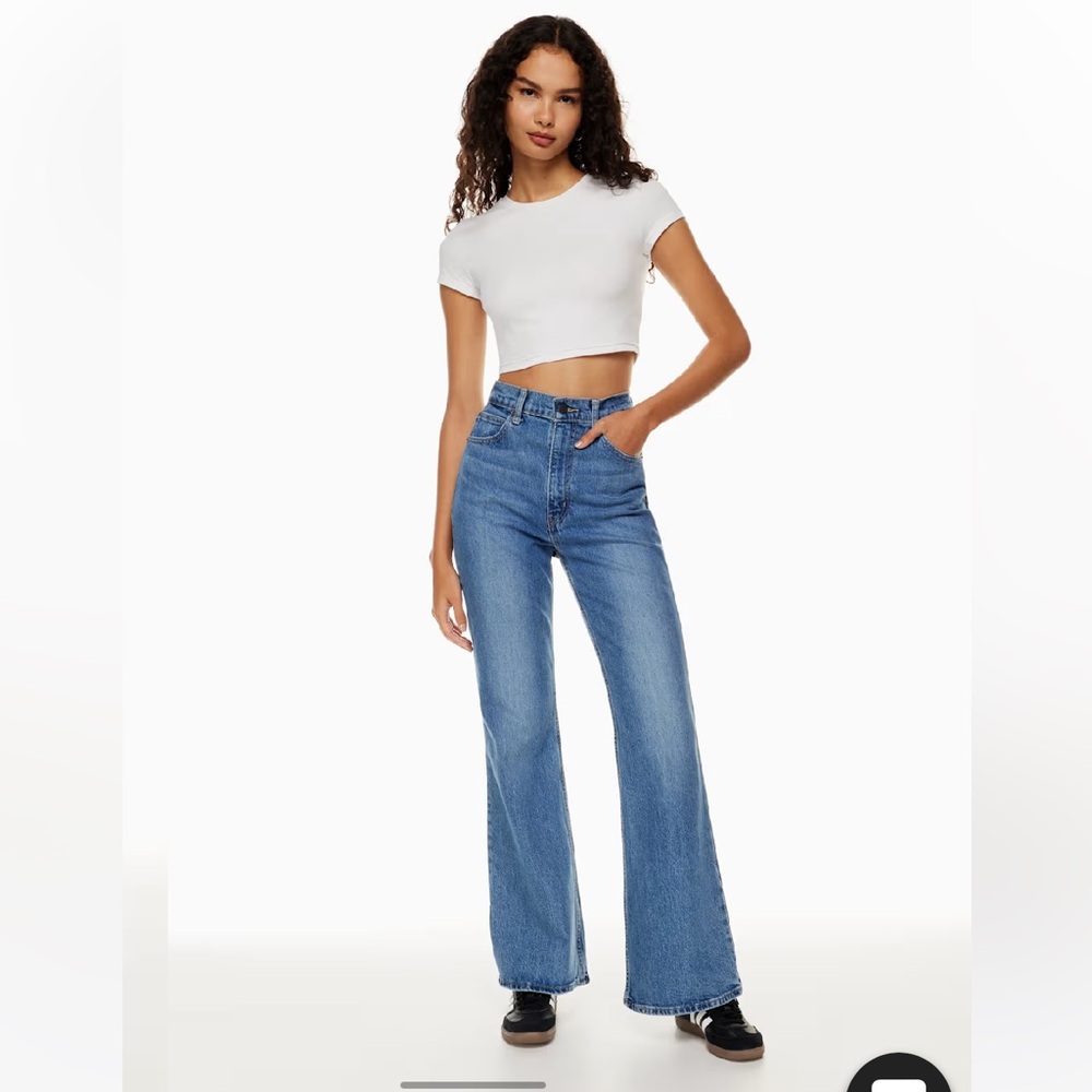 Levi's 70s High Flare Jean in Classic Blue